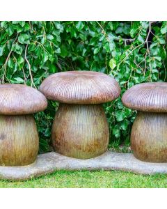 Three Mushroom Bench