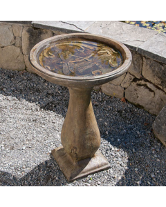 Tall Dragonfly Bird Bath