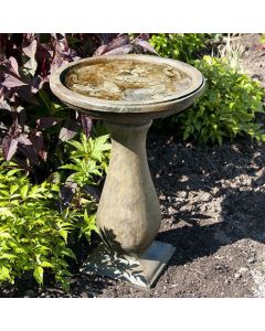 Tall Frog Bird Bath