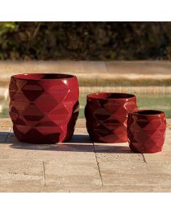 Origami Planter - Tropic Red