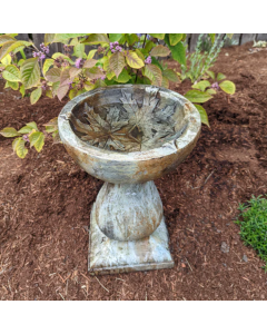 Autumn Leaf Patio Bird Bath